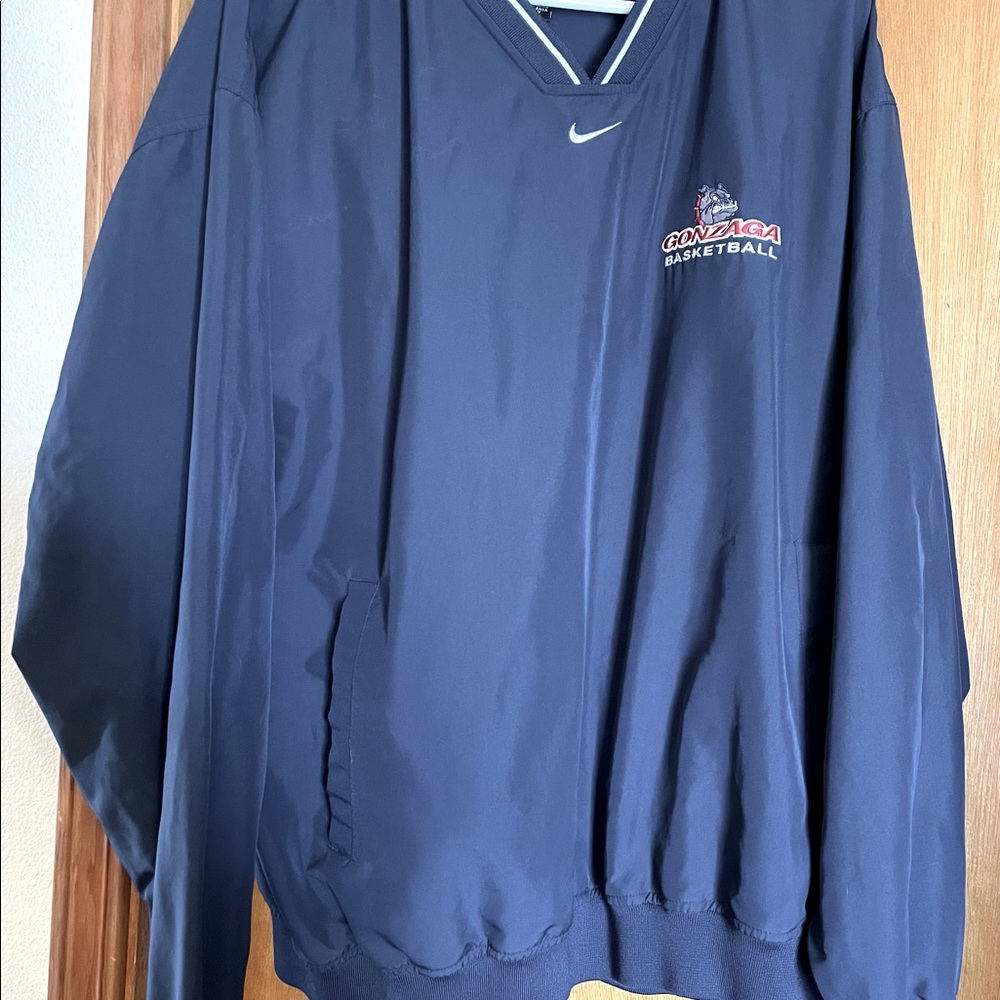 Nike Men’s XL Gonzaga Basketball Nylon Pullover